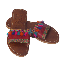 Woman's leather sandals