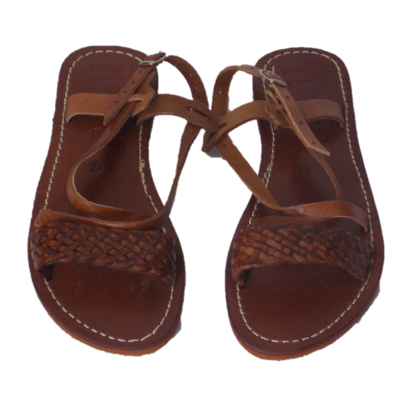 Woman's leather sandals