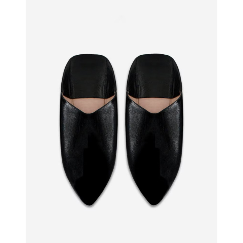 Moroccan leather slippers