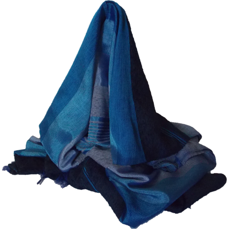 Moroccan blanket - Blue